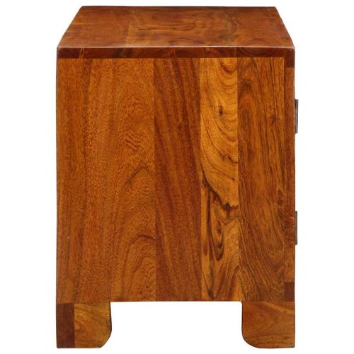 Пейка за обувки със съхранение Меден кафяв 100 x 35 x 45 см
