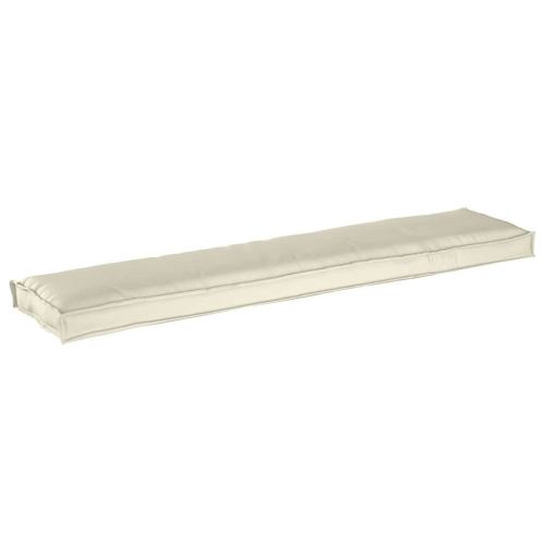 Комплект възглавници за палет 2 pcs Крем 180 x 40 x 8 см