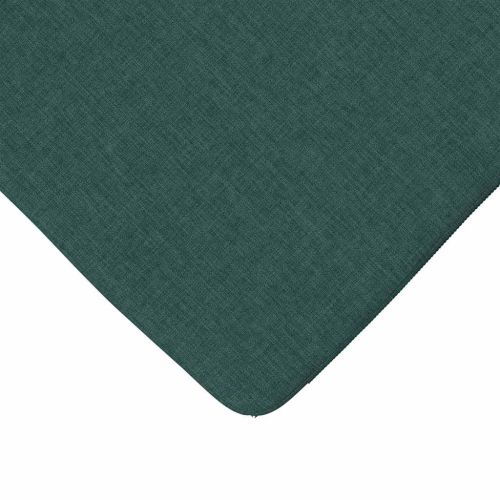 Възглавници за седалки 4 pcs Тъмен зелен 40 x 40 x 3 cm текстил