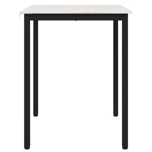 Трапезна маса Бяло 60 x 60 x 75 cm Солидно борово дърво