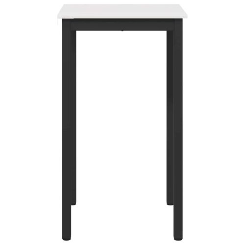 Бар маса Бяло 60 x 60 x 105 cm Солидно борово дърво