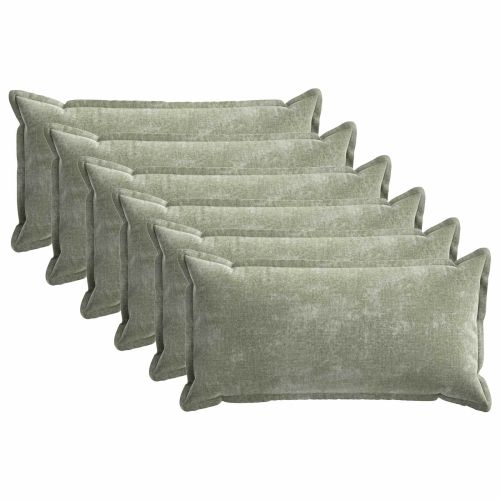 Калъфка за възглавница 6 pcs HOUTEN Зелено 40 x 80 cm