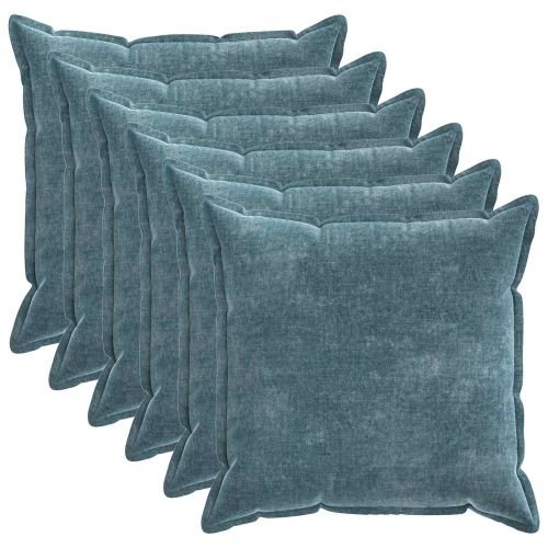 Калъфка за възглавница 6 pcs HOUTEN Синьо 70 x 70 cm