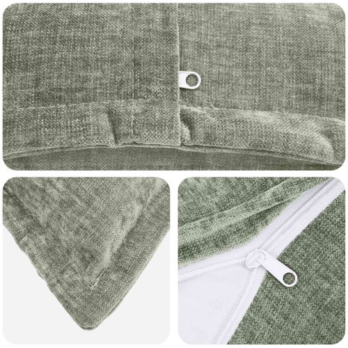 Калъфка за възглавница 2 pcs HOUTEN Зелено 70 x 70 cm
