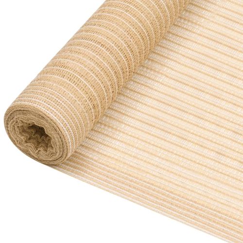 Засенчваща мрежа бежова 2x10 м HDPE 150 г/м²