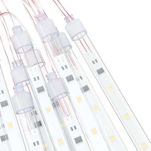 Светещи метеори 20 бр 50 см топло бяло 720 LED закрито/открито