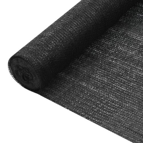 Засенчваща мрежа черна 3,6x25 м HDPE 75 г/м²