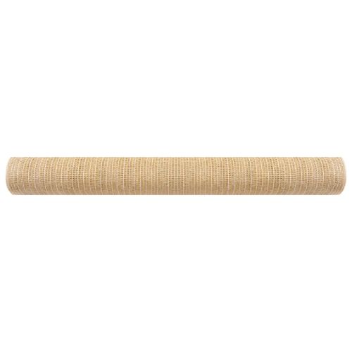 Засенчваща мрежа бежова 1x10 м HDPE 195 г/м²
