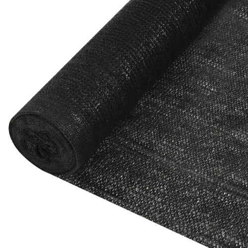 Засенчваща мрежа черна 1,5x50 м HDPE 150 г/м²