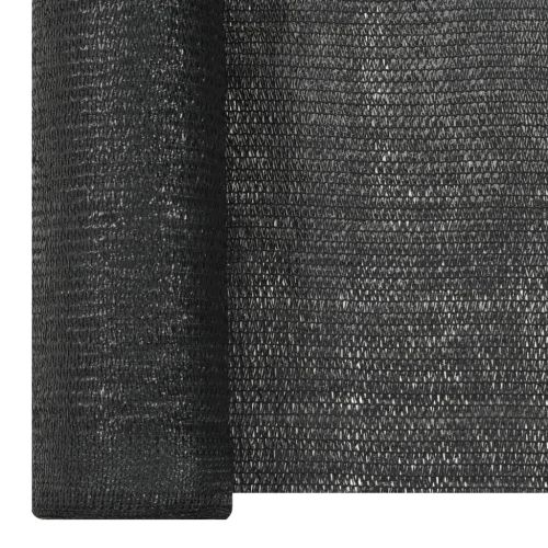 Засенчваща мрежа черна 1,5x50 м HDPE 150 г/м²