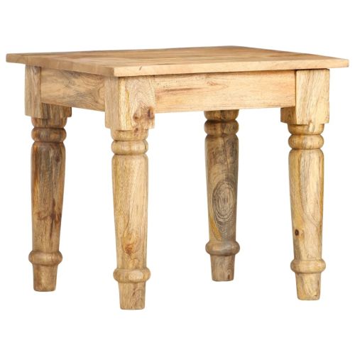 Странична маса 43x43x40 см, масивно мангово дърво