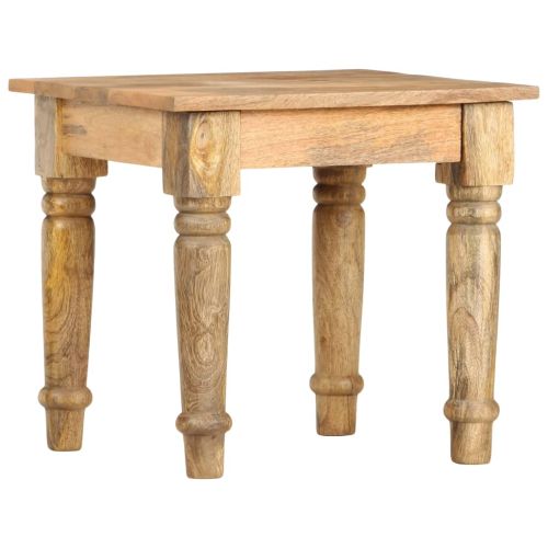 Странична маса 43x43x40 см, масивно мангово дърво