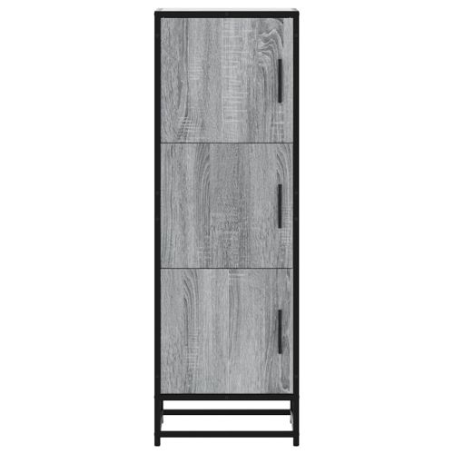 Висока дъска Grey Sonoma 35,5x35x106,5 cm Обработено дърво
