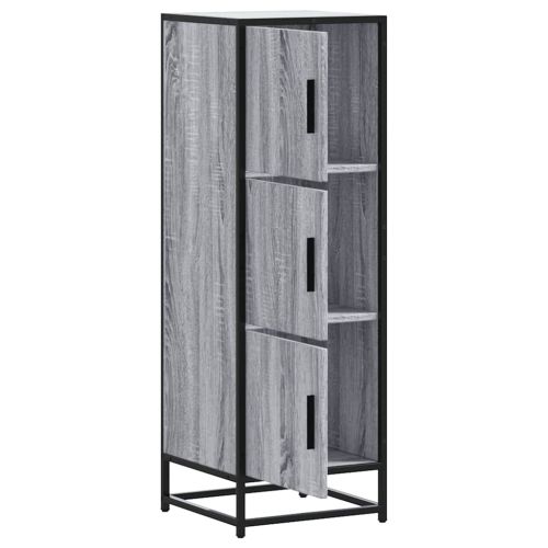 Висока дъска Grey Sonoma 35,5x35x106,5 cm Обработено дърво