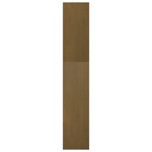 Библиотека/разделител за стая меденокафява 40x30x167,5 см бор