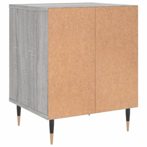 Нощни шкафчета 2 бр сив сонома 40x35x50 см инженерно дърво