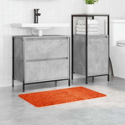 Килимче за баня с антихлъзгаща повърхност Оранжево 50 x 80 cm