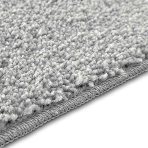 Килимче за баня с антихлъзгаща повърхност Сив 70 x 120 cm ПП