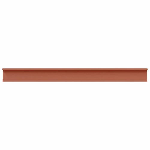 Стенен рафт Монтиране на стена 4 бр. Червено 100 x 9 x 3 cm