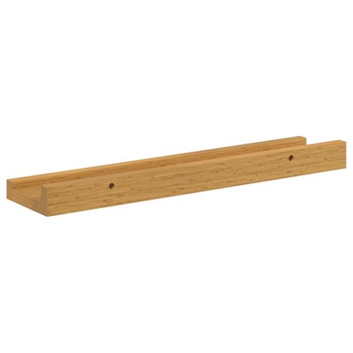 Стенен рафт Монтиране на стена 2 бр. Бежово 40 x 9 x 3 cm