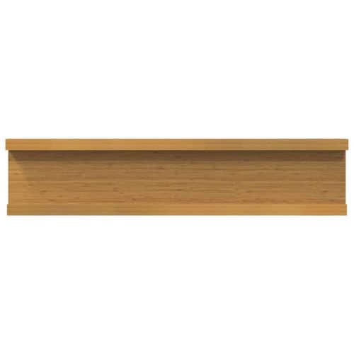 Стенен рафт Монтиране на стена 4 бр. Бежово 40 x 9 x 3 cm