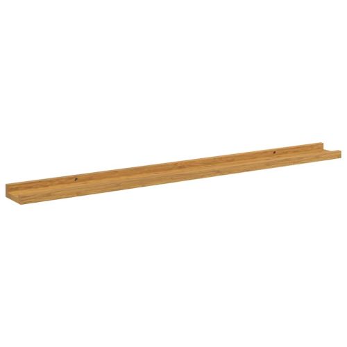 Стенен рафт Монтиране на стена 4 бр. Бежово 100 x 9 x 3 cm