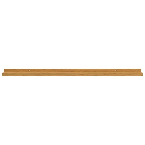 Стенен рафт Монтиране на стена 4 бр. Бежово 100 x 9 x 3 cm