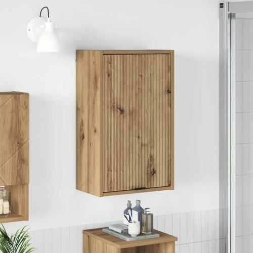 Шкаф за баня Дъб 39 x 23,5 x 65 см Инженерна дървесина, Метал
