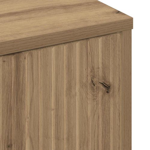 Шкаф за баня Дъб 39 x 23,5 x 65 см Инженерна дървесина, Метал