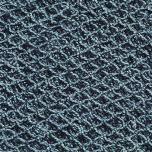 Декоративно одеяло, памук, 125x150 см, индигово синьо