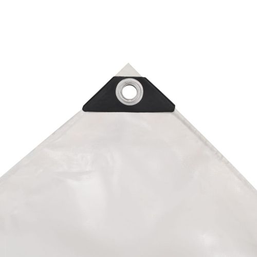 Брезентово платнище, 650 гр/м², 2,5x3,5 м, бяло
