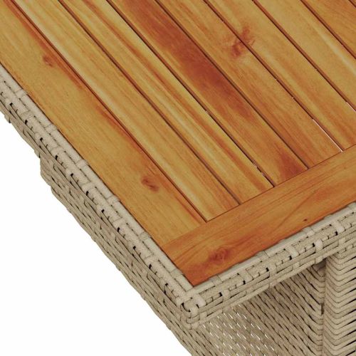 Градински Софа Комплект 7 бр. Бежов и кремав полиратан