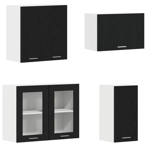 Кухненски единица Lyon 8 pcs Черен дъб Инженерна дървесина