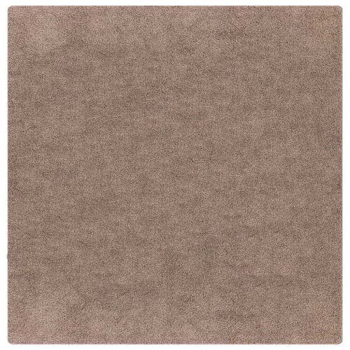 Антихлъзгащ shaggy килим Кафяво 200 x 200 cm ПП