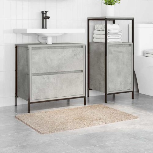 Килимче за баня с антихлъзгаща повърхност Крем 60 x 90 cm ПП