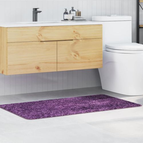 Килимче за баня с антихлъзгаща повърхност Лилаво 70 x 120 cm ПП