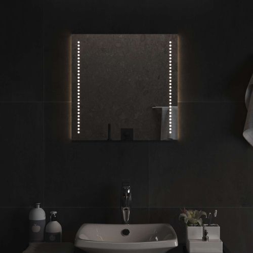 LED огледало за баня Прозрачен 50 x 50 cm закалено стъкло