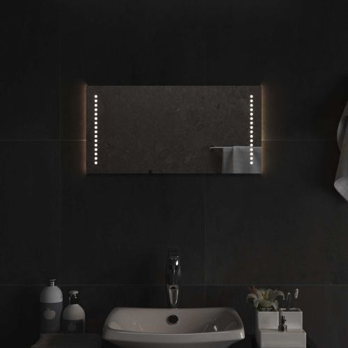 LED огледало за баня Прозрачен 60 x 30 cm закалено стъкло