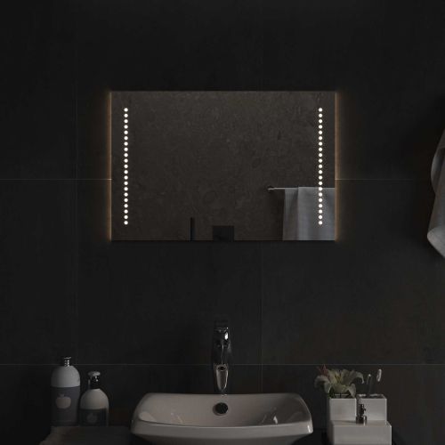 LED огледало за баня Прозрачен 60 x 40 cm закалено стъкло