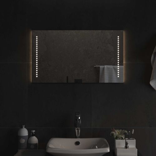 LED огледало за баня Прозрачен 70 x 40 cm закалено стъкло