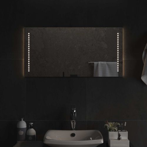 LED огледало за баня Прозрачен 80 x 40 cm закалено стъкло