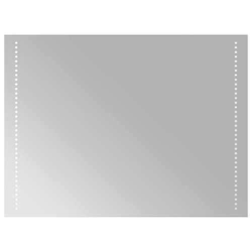 LED огледало за баня Прозрачен 80 x 60 cm закалено стъкло