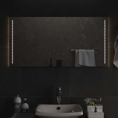 LED огледало за баня Прозрачен 100 x 50 cm закалено стъкло