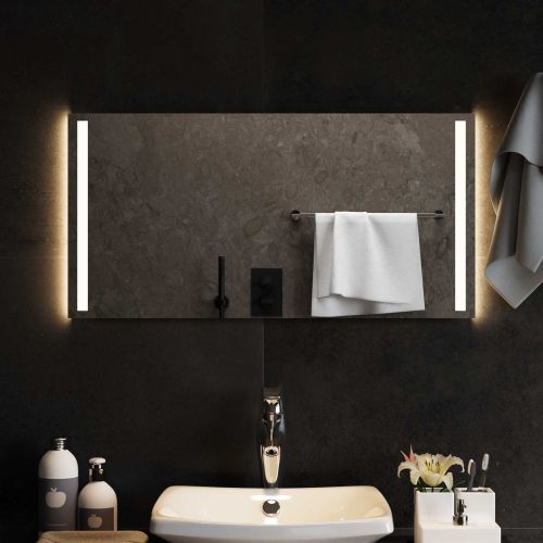 LED огледало за баня Прозрачен 80 x 40 cm закалено стъкло