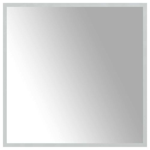 LED огледало за баня Прозрачен 60 x 60 cm закалено стъкло
