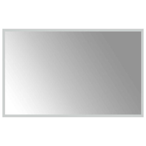 LED огледало за баня Прозрачен 80 x 50 cm закалено стъкло