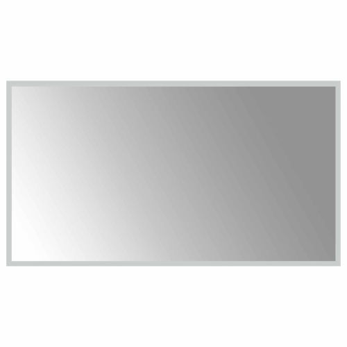 LED огледало за баня Прозрачен 90 x 50 cm закалено стъкло