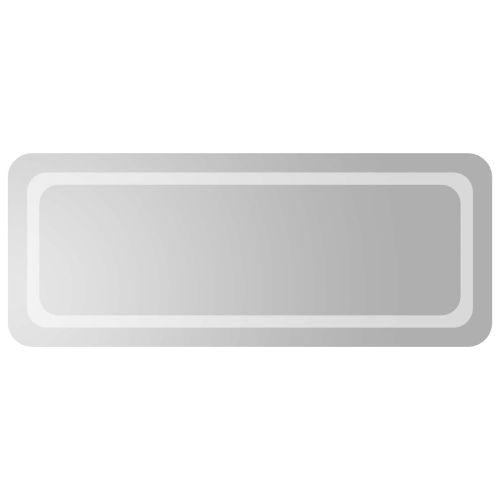 LED огледало за баня Прозрачен 100 x 40 cm закалено стъкло