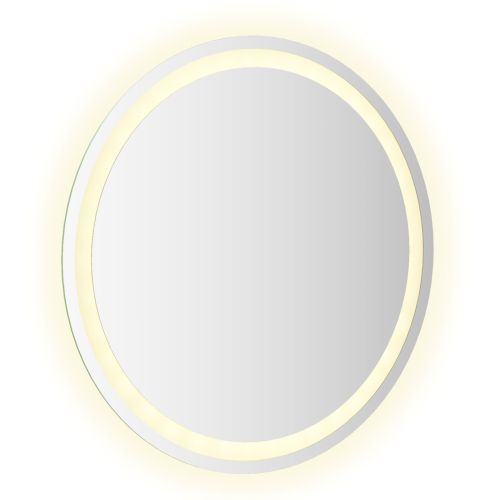 LED огледало за баня Прозрачен Ø 60 cm закалено стъкло