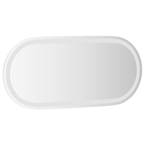 LED огледало за баня Прозрачен 80 x 35 cm закалено стъкло